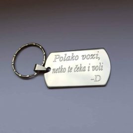 Privjesak "ČELIČNA PLOČICA"