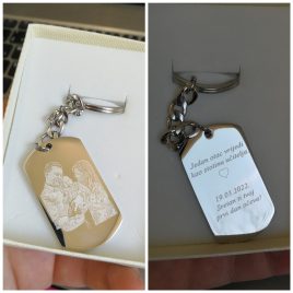 Privjesak sa slikom (čelični)