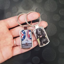 Metalni privjesak sa slikom u boji