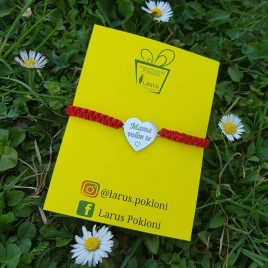 Narukvica srce s graviranjem