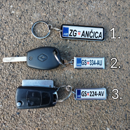 Privjesak "Registracija"