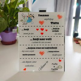 Personalizirano foto staklo