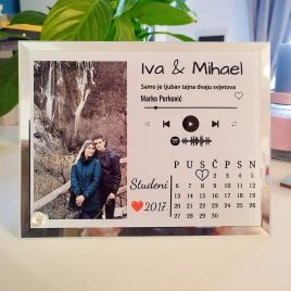 Foto staklo za Valentinovo