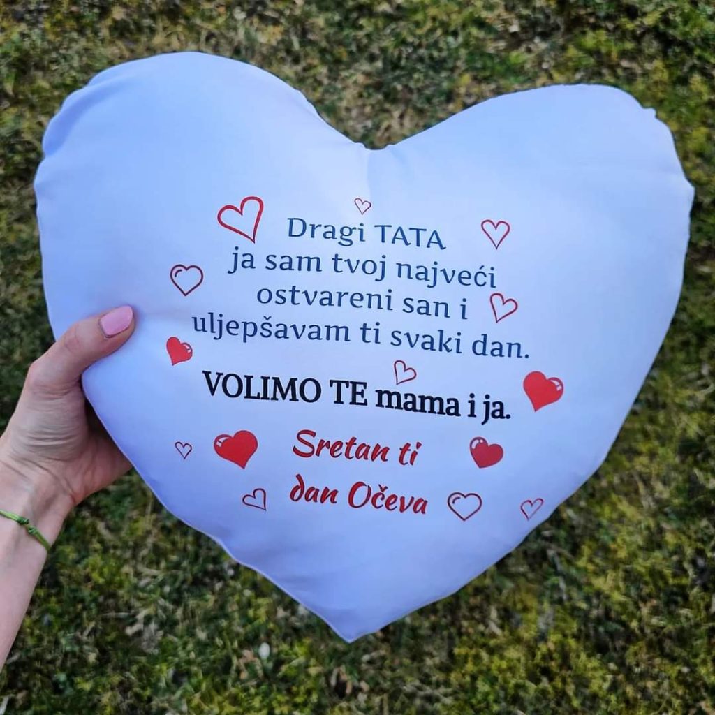 Personalizirani jastuk za dan oceva