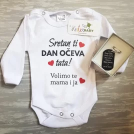 Komplet body i privjesak nevek (crni)