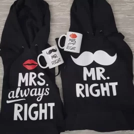 Komplet majice i šalice za Valentinovo