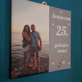 Slika na platnu za godišnjice