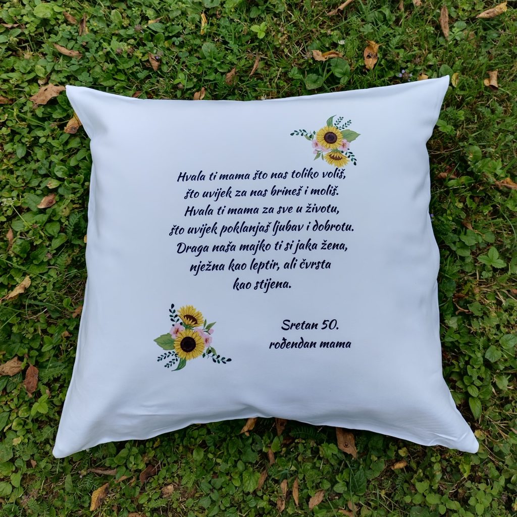 Personalizirani jastuk za rođendanski poklon
