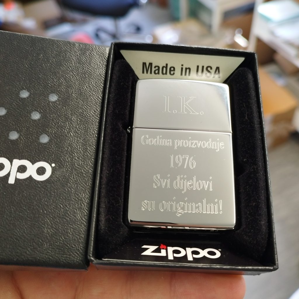 Zippo upaljač za rođendan