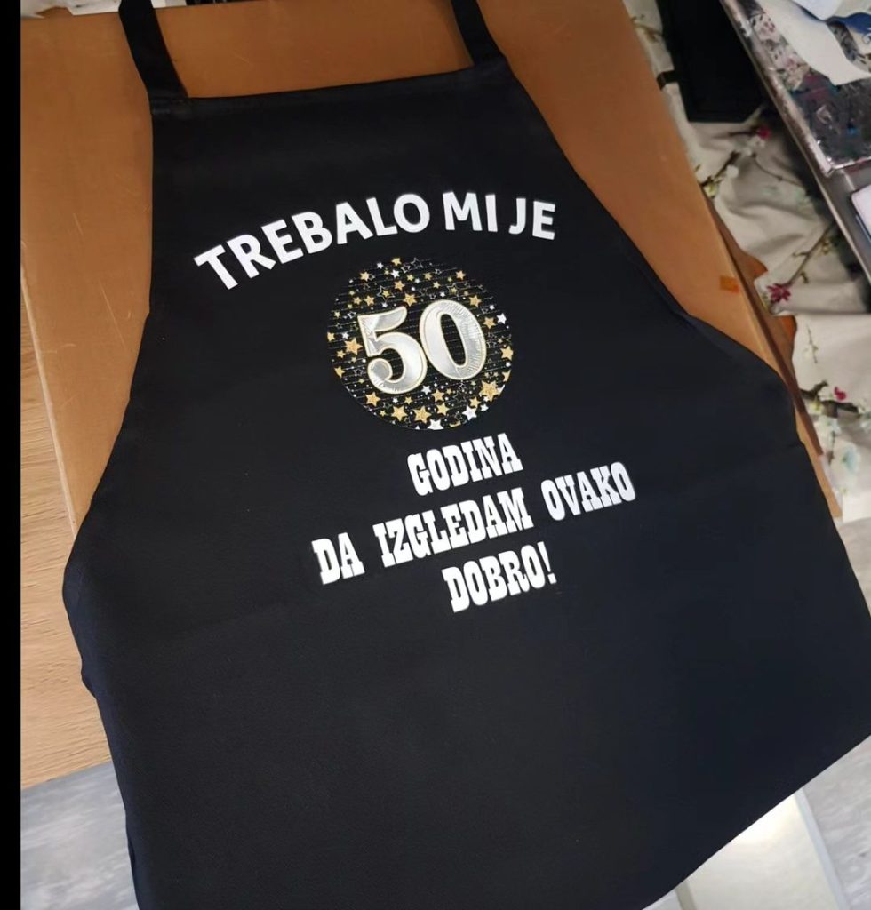 Personalizirana pregača - poklon za rođendan