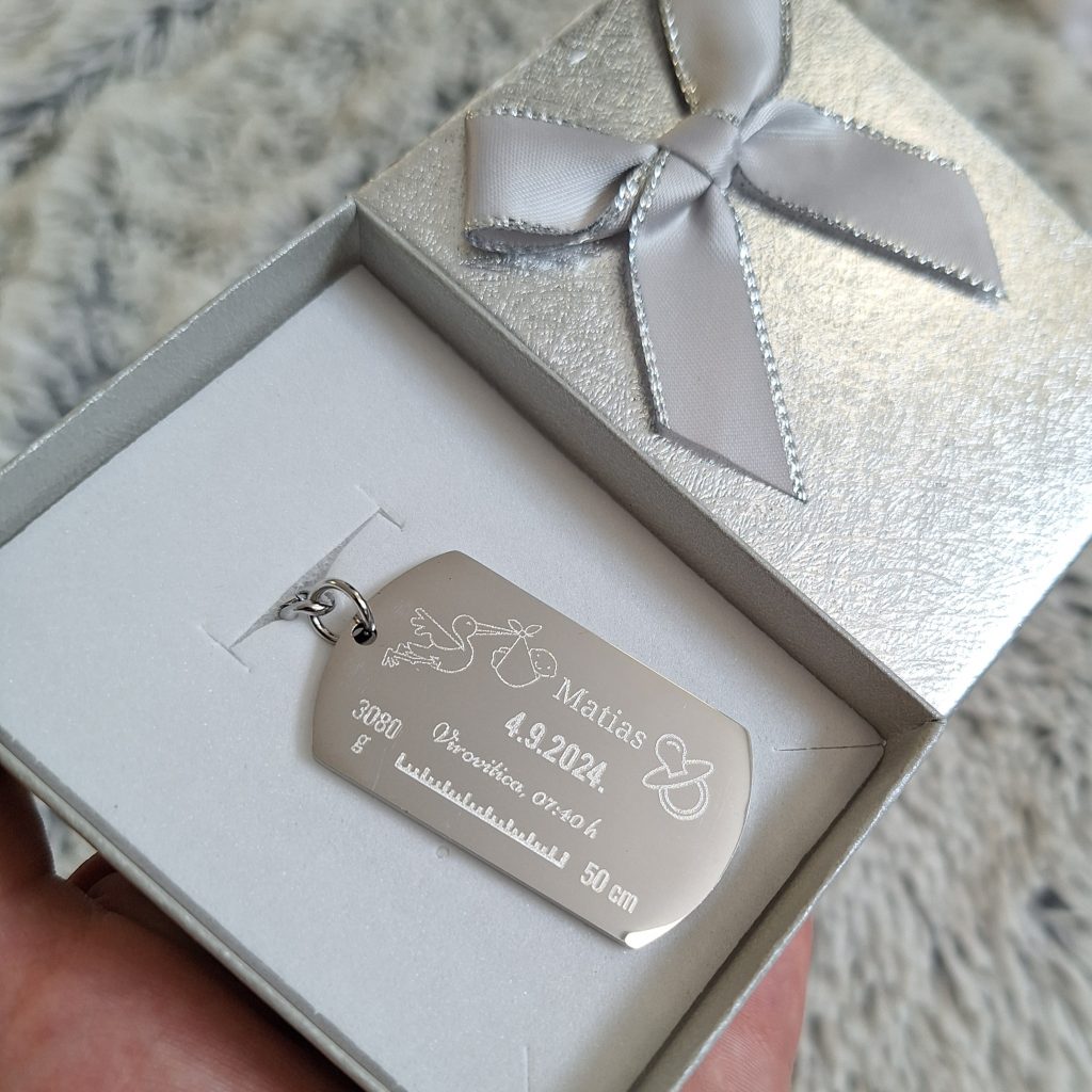 Čelićni privjesak za bebe