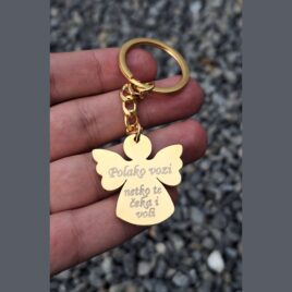 Privjesak "ANĐEO" (zlatna boja)