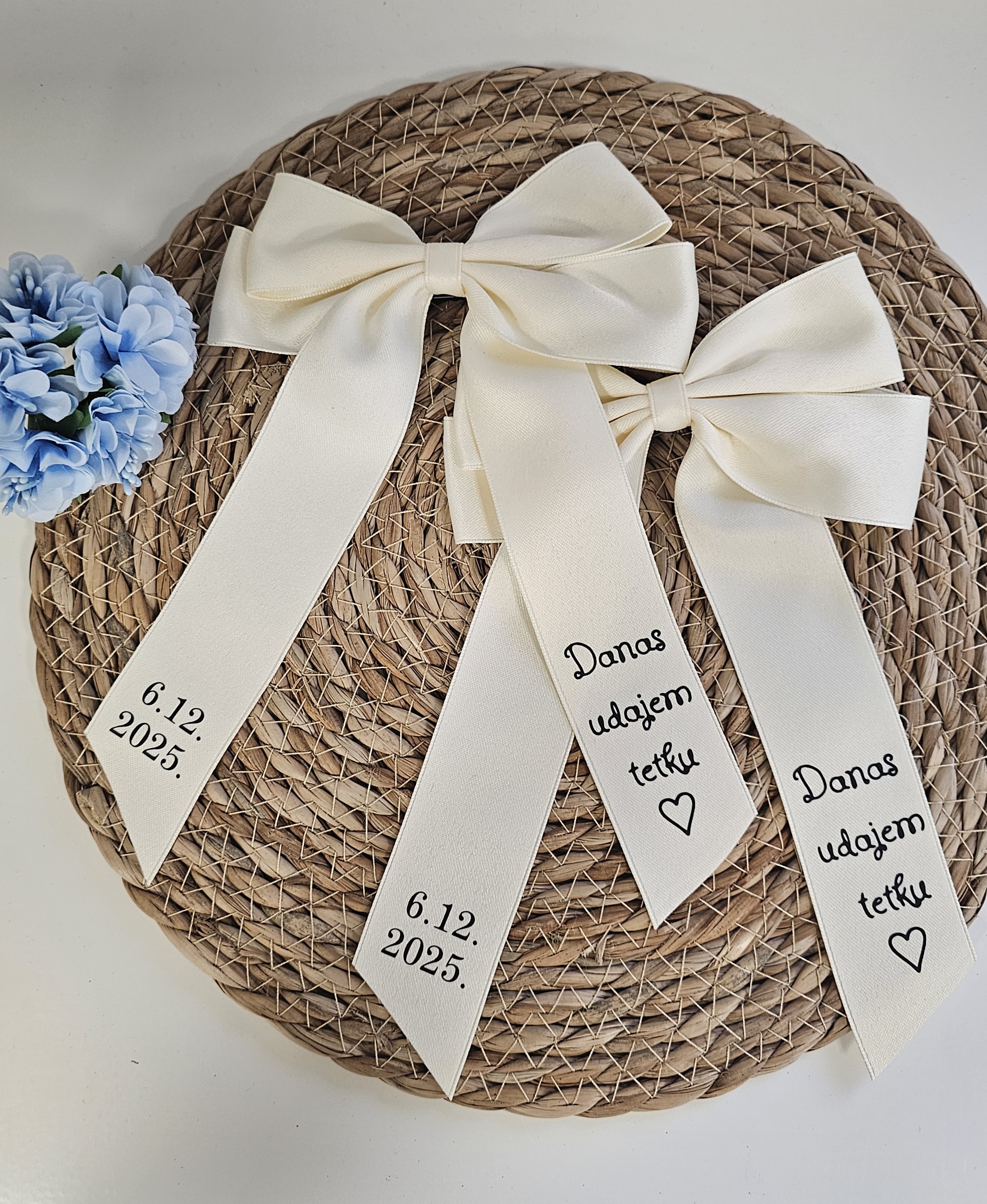 Mašna za kosu s kopčom - Slika 4