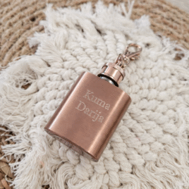 Privjesak pljoska (rose gold)