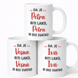 Šaljiva šalica s imenom